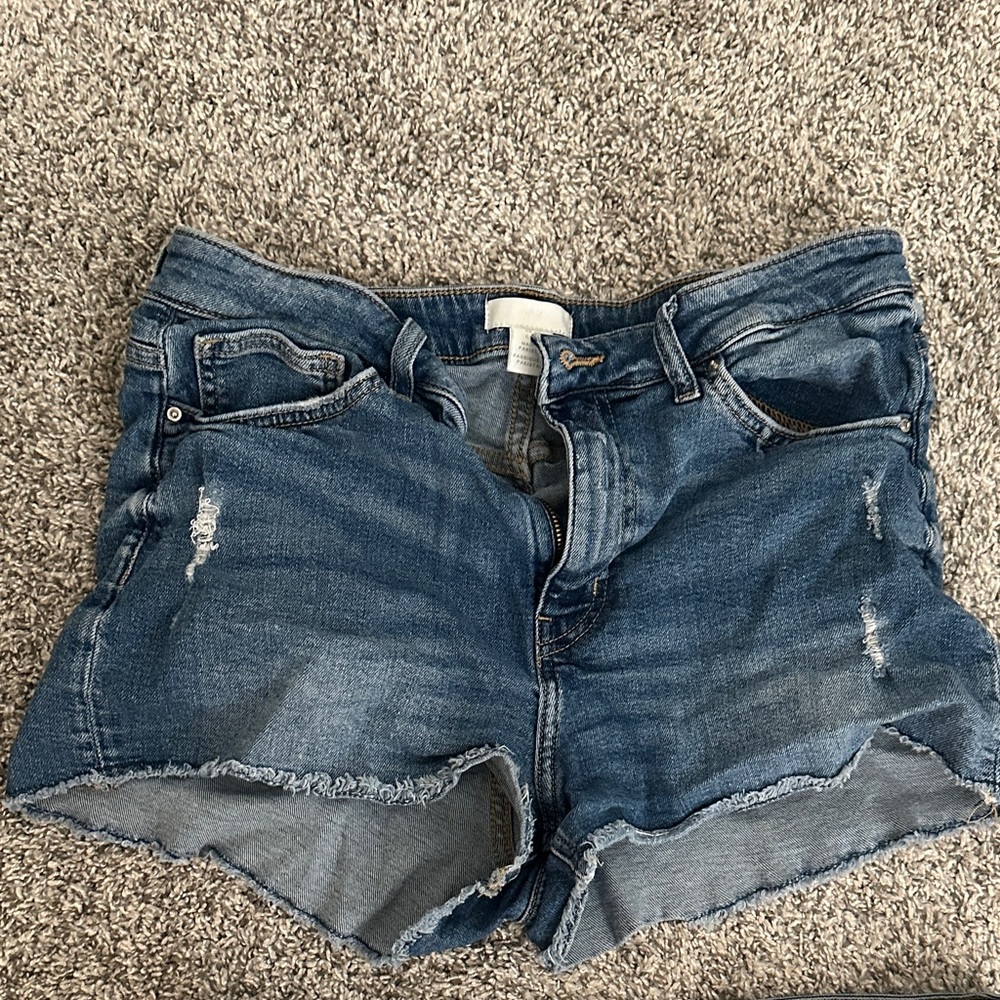 Women's Blue Denim Shorts